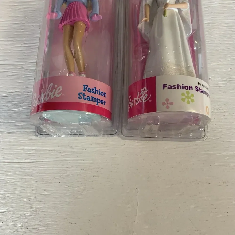 VTG Lot Of 2 Barbie Fashion Stamper Doll Wedding Bride And Ice Slate Tara Mattel